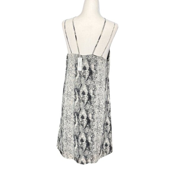 Snake Print Strappy Midi Dress Sleeveless Relaxed Fit Boho Casual party Clubwear - Picture 5 of 11